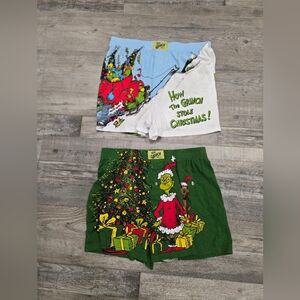 Grinch Boxers. Set Of 2, 100% Cotton. The Grinch Brand